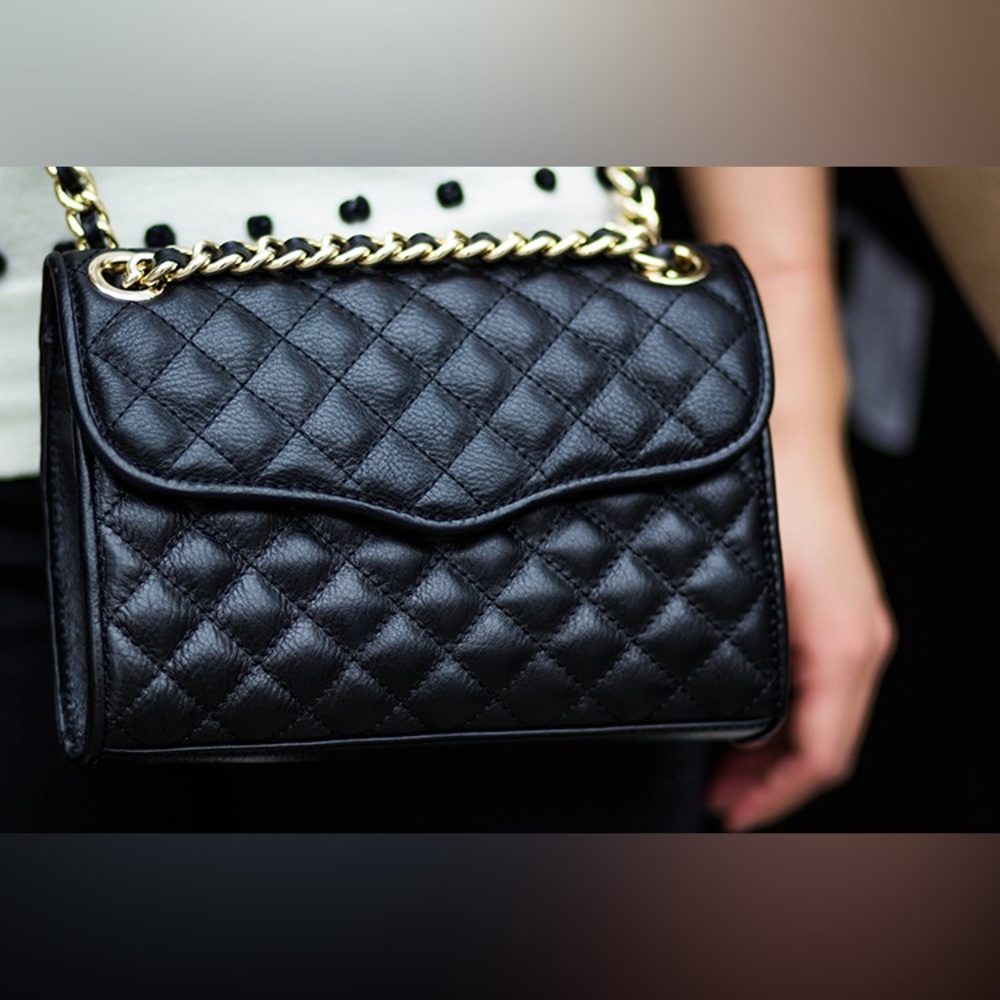 π€ Rebecca Minkoff Black Quilted Crossbody Bag π€ - Picture 7 of 12